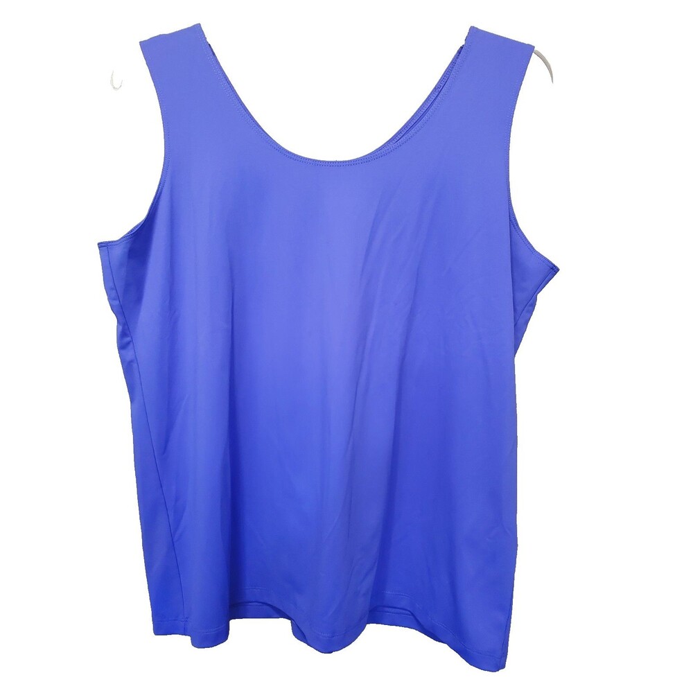 Chico's Periwinkle Stretchy Sleeveless Tank Top Size 4 (XXL)